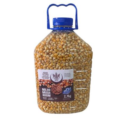 Imagem de Milho de Pipoca Redonda Gourmet Tipo Mushroom Com Galão de 2,7kg