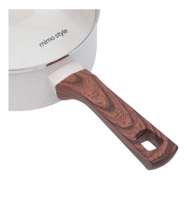 Imagem de Mimo Style, Conjunto de 8 Panelas Pratic Cook Marmol Compatível com Fogão por Indução