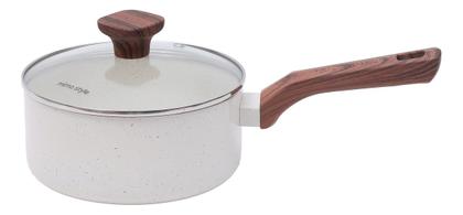 Imagem de Mimo Style, Conjunto de 8 Panelas Pratic Cook Marmol Compatível com Fogão por Indução