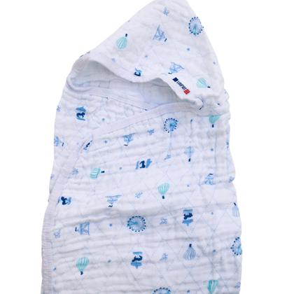 Imagem de Minasrey toalha banho bebê 3358 circus azul