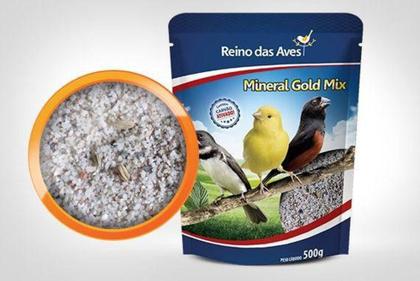 Imagem de Mineral Gold Mix 500gr - Reino Das Aves 3 Unidades