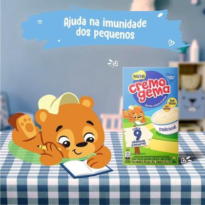 Imagem de Mingau Cremogema Baunilha Tradicional - 180g Embalagem com 48 Unidades