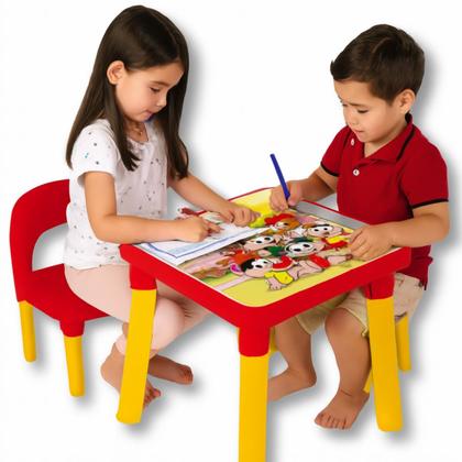 Imagem de MInha Mesinha Turma da Mônica com Cadeira - Monte Líbano