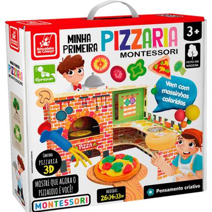 Imagem de Minha Primeira Pizzaria Montessori Brincadeira de Criança 3270 3+