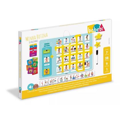 Imagem de Minha Rotina Estrelinhas Brinquedo Educativo Infantil