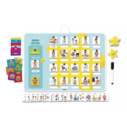 Imagem de Minha Rotina Estrelinhas Brinquedo Educativo Infantil