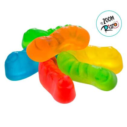 Imagem de Minhoca de Gelatina Sortidos - 180g - 12 unidades - Fini - Rizzo