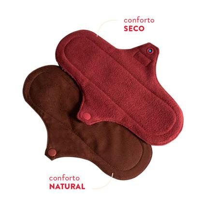 Imagem de Mini Absorvente de Pano Korui  Terra Linha Conforto Natural