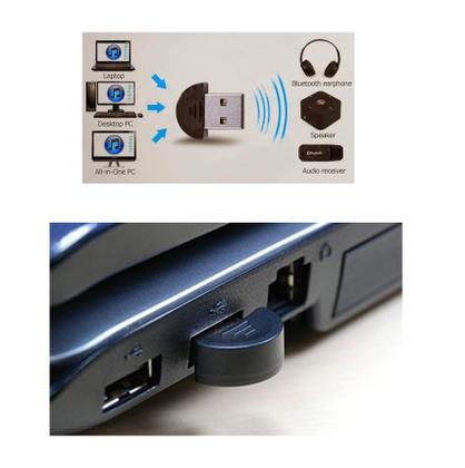 Imagem de Mini adaptador bluetooth 2 usb dongle computador notebook