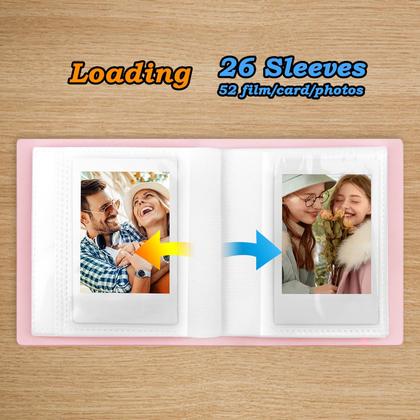 Imagem de Mini álbum de fotos Ruibytree 52 bolsos para Fujifilm Instax