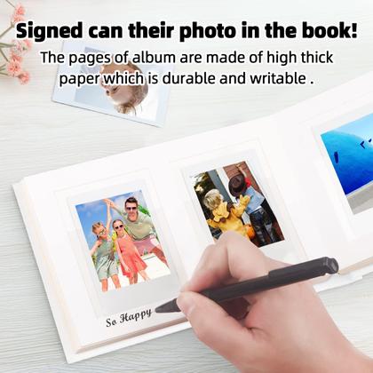 Imagem de Mini álbum de fotos Ruibytree 64 bolsos para Fujifilm Instax