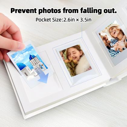 Imagem de Mini álbum de fotos Ruibytree 64 bolsos para Fujifilm Instax