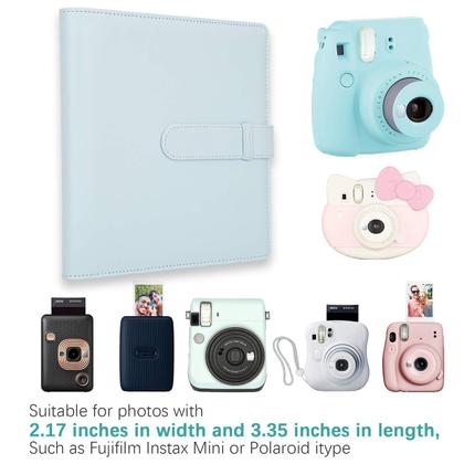 Imagem de Mini álbum de fotos Ruibytree com 256 bolsos para Fujifilm Instax