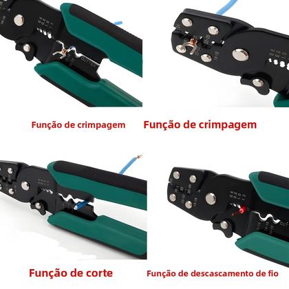 Imagem de Mini Alicate De Crimpagem Elétrico Multifuncional Para Decapar E Cortar Fios, Kit De Ferramentas