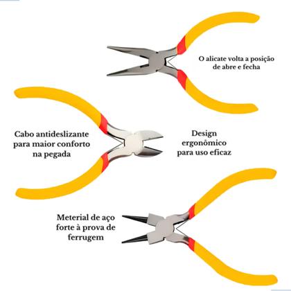 Imagem de Mini Alicates Multiuso O Acessório Perfeito para Bijuteria e Relojoaria BOM3703