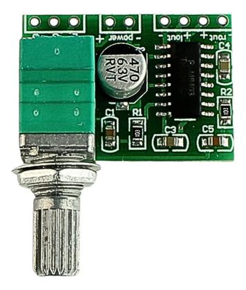 Imagem de Mini Amplificador De Som Digital Pam8403 5v Potenciômetro