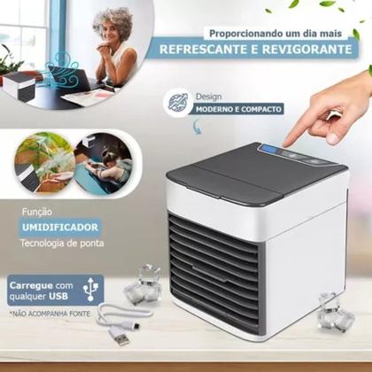 Imagem de Mini Ar Condicionado Climatizador: Proporcione conforto e frescor ao seu ambiente com eficiência.