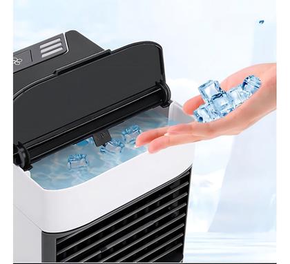 Imagem de Mini Ar-Condicionado Portátil com Luz LED Colorida para Ambientes