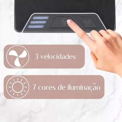 Imagem de Mini Ar Condicionado Portátil USB 110V/220V: Ideal para criar um ambiente refrescante e confortável, com a tecnologia de