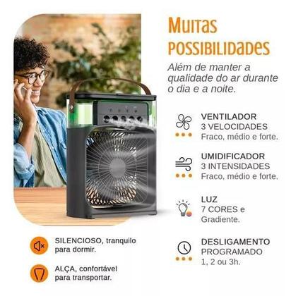 Imagem de Mini Ar Condicionado Ventilador Umidificador: Refresque-se com estilo