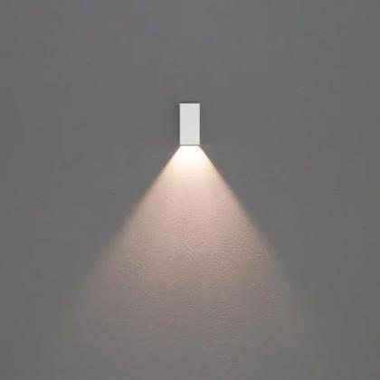 Imagem de Mini Arandela Branca 7,5cm Led 1W 3000K Bivolt IP54