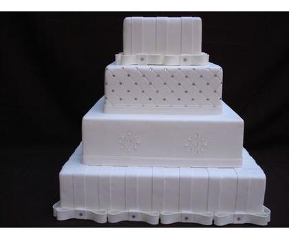 Imagem de Mini Aro Forma  Bolo Retangular + Quadrado Ajustável 2 Em 1