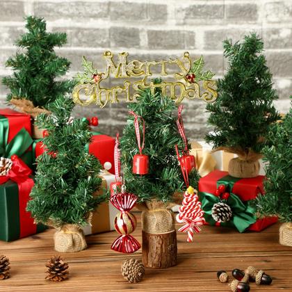Imagem de Mini árvore de Natal de mesa Yinder Artificial Xmas Pine 20cm