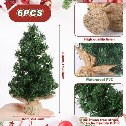 Imagem de Mini árvore de Natal de mesa Yinder Artificial Xmas Pine 30cm