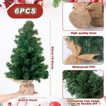 Imagem de Mini árvore de Natal de mesa Yinder Artificial Xmas Pine 50cm