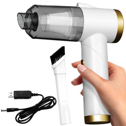 Imagem de Mini Aspirador De Pó 3 Em 1 Portátil Com Luz Led Sem Fio Com Boca Larga MXC004