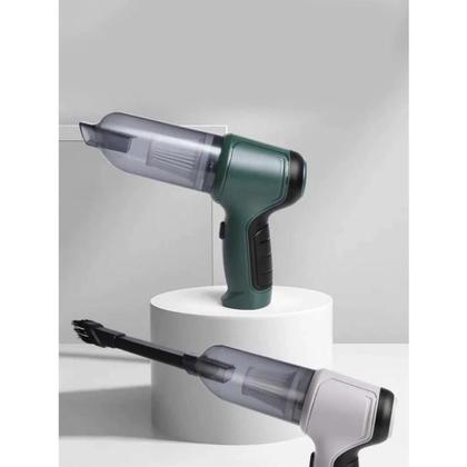 Imagem de Mini Aspirador e soprador De pó sem fio Portátil Potente 5 in 1 Multifuncional e Versátil para Automotivo/Carro e Casa