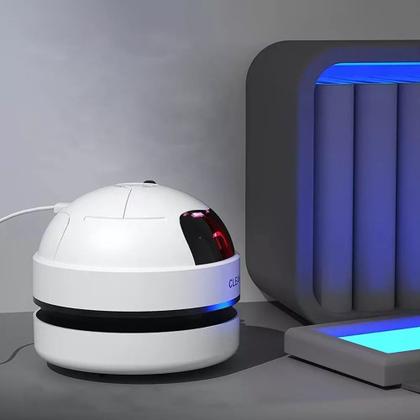 Imagem de Mini Aspirador Mesa Papa Migalhas Com Coletor Recarregável.