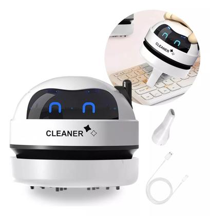 Imagem de Mini Aspirador Mesa Papa Migalhas Com Coletor Recarregável.