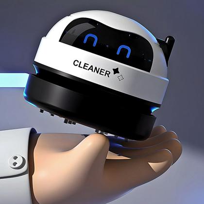 Imagem de Mini Aspirador Mesa Papa Migalhas Com Coletor Recarregável.