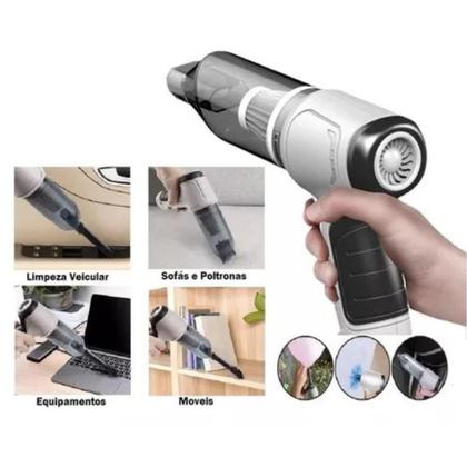 Imagem de Mini Aspirador Soprador: Solução Compacta para Limpeza Rápida
