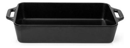 Imagem de Mini Assadeira Retangular 20x11 Cm Melamina 100% Profissiona Cor Preto
