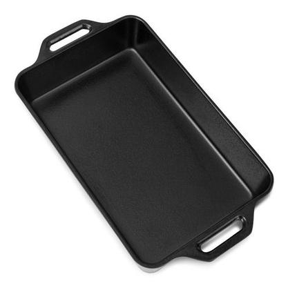 Imagem de Mini Assadeira Retangular 20x11 Cm Melamina 100% Profissiona Cor Preto