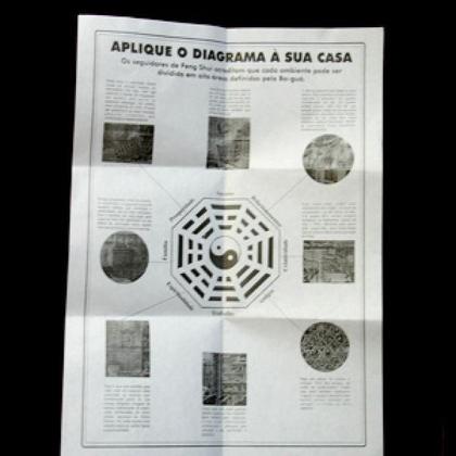 Imagem de Mini baguá espelho jateado 6,5 cm - c/ folheto explicativo