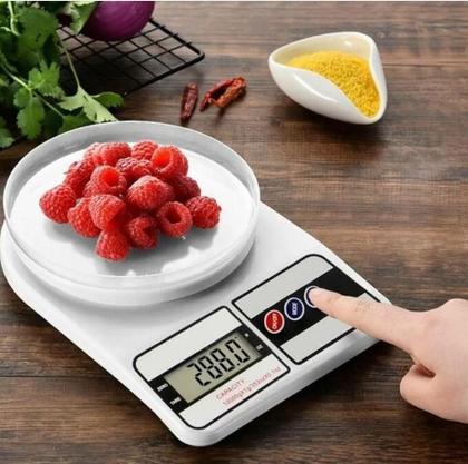 Imagem de Mini Balança Culinária De Pesagem 3g à 10kg Precisão 1g