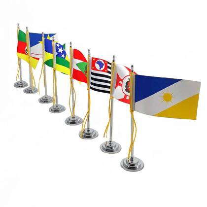 Imagem de Mini Bandeira Mesa Mato Grosso do Sul mastro 15 cm