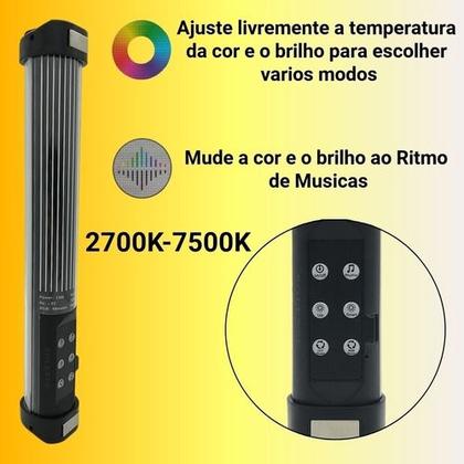 Imagem de Mini Bastão de Led RGB Soleste RL30SL com Mini tripe de metal T