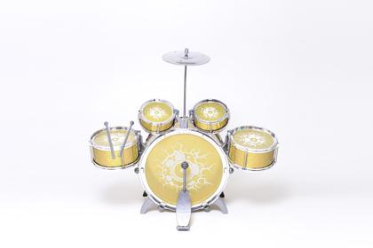 Imagem de Mini Bateria Musical Brinquedo Infantil Rock Party Menino e Menina Com Banquinho Banqueta Prato e 5 tambores