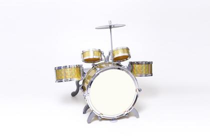 Imagem de Mini Bateria Musical Brinquedo Infantil Rock Party Menino e Menina Com Banquinho Banqueta Prato e 5 tambores