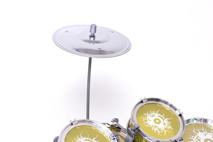 Imagem de Mini Bateria Musical Brinquedo Infantil Rock Party Menino e Menina Com Banquinho Banqueta Prato e 5 tambores