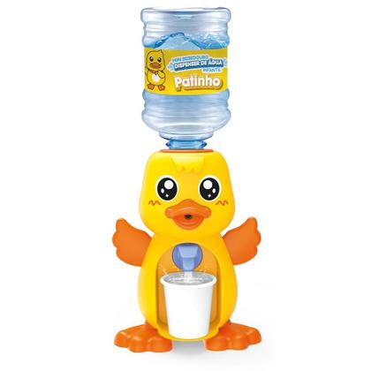 Imagem de Mini Bebedouro Dispenser de Água Infantil Patinho - DM Toys