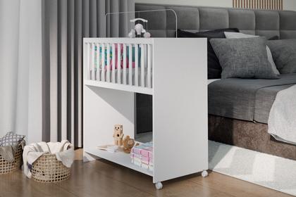 Imagem de Mini Berço 2 em 1 Com Colchão Para Quarto Infantil Unissex