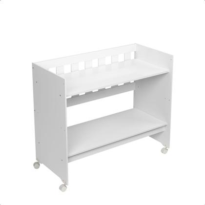 Imagem de Mini Berço Chiqueirinho 5 em 1 Conforto,Praticidade C/ Colchão Multifuncional Suporte P/ Mosquiteiro