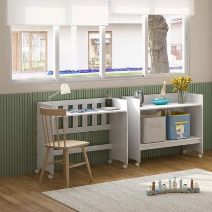 Imagem de Mini Berço Chiqueirinho Trocador Com Colchão Multifuncional 5 em 1