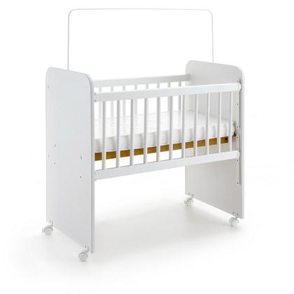 Imagem de Mini Berço Grade Móvel Com Colchão e Regulagem de Altura