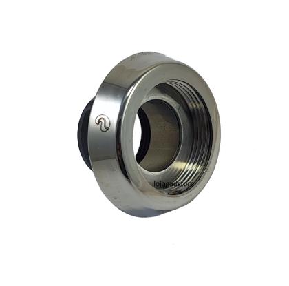 Imagem de Mini Bico Aspiracao Inox Redondo Piscina Alvenaria Cano 50mm